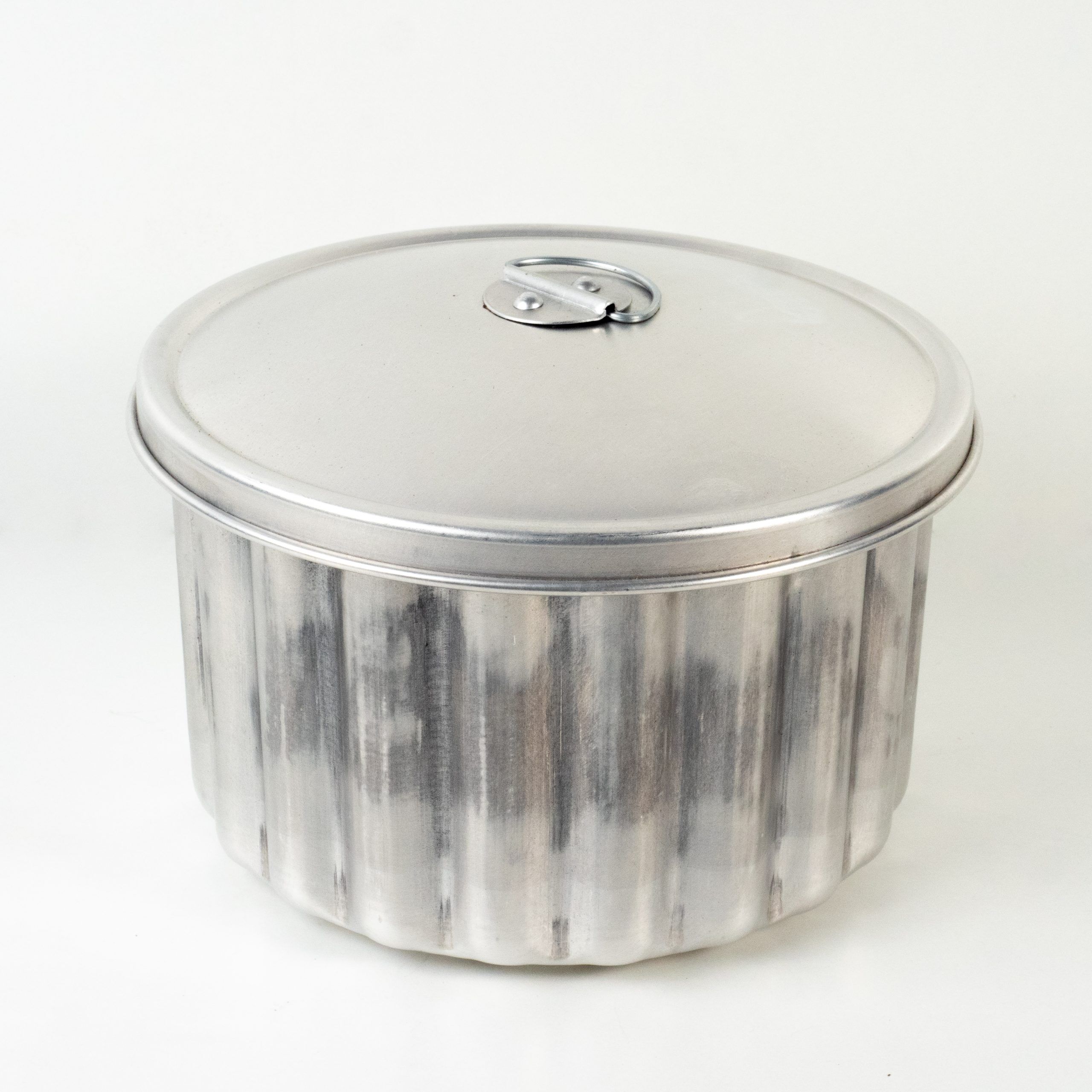 Forma Banho Maria Canelada - Aluminio - 18 cm - Image 2